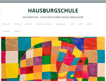 Tablet Screenshot of hausburgschule.de